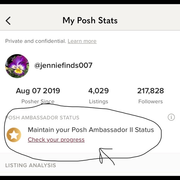 How to keep your PoshMark Ambassador II status - Picture 2 of 5